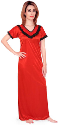 

Fabme Women Nighty(Red