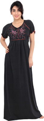 Buy Honeydew Women Nighty Black on Flipkart PaisaWapas