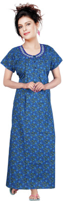 

Satyam Women Nighty(Blue