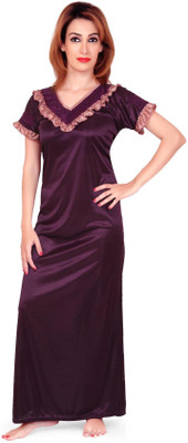 

Fabme Women's Nighty(Brown), Chocolate