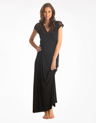 

PrettySecrets Women's Nighty(Black)