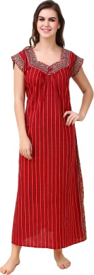 Masha Women Nighty(Red)