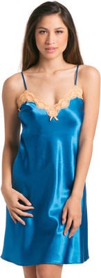 

PrettySecrets Women's Nighty(Blue)