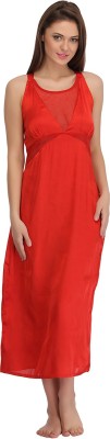 Clovia Women Nighty(Red)