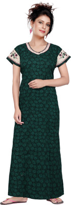 

Satyam Women Nighty(Green