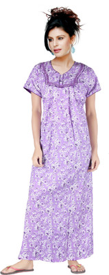 

Satyam Women Nighty(Purple