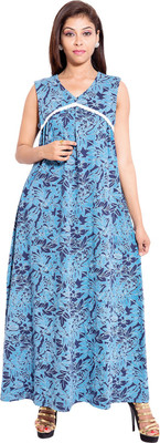 

Forever 9teen Women Nighty(Blue