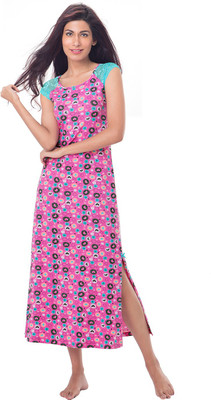 Buy PrettySecrets Women Nighty Multicolor on Flipkart