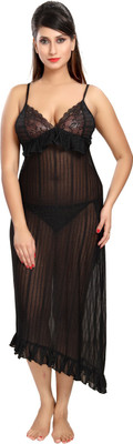 Be You Women Nighty(Black)