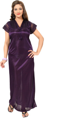

Fashigo Women Nighty(Purple