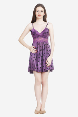 KEOTI Women Nighty(Purple)