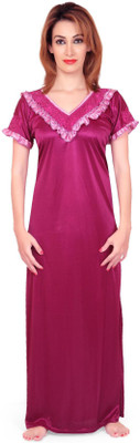 

Fabme Women's Nighty(Pink), Dark pink