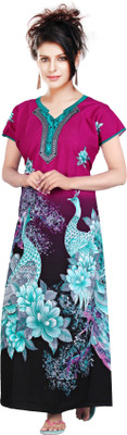 

Satyam Women Nighty(Purple