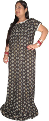 

Elegancia Apparels Women Nighty(Black