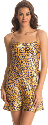 

PrettySecrets Women's Nighty(Yellow, Purple)