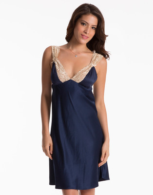 

PrettySecrets Women's Nighty(Dark Blue), Navy