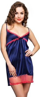 

Clovia Women Nighty(Blue, Navy blue