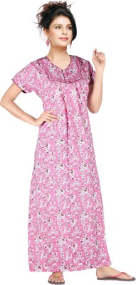 

Satyam Women's Nighty(Pink)