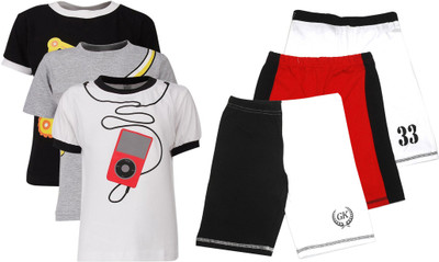 

Gkidz Kids Nightwear Boys Printed Cotton, Multicolor