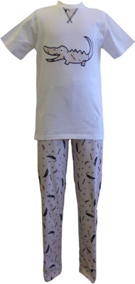 40% OFF on Junior Boxer Kids Nightwear Boys Printed Cotton