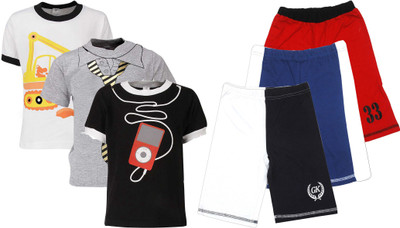 

Gkidz Kids Nightwear Boys Printed Cotton, Multicolor