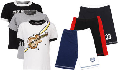 

Gkidz Kids Nightwear Boys Printed Cotton, Multicolor