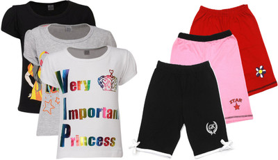 

Gkidz Kids Nightwear Girls Printed Cotton, Multicolor