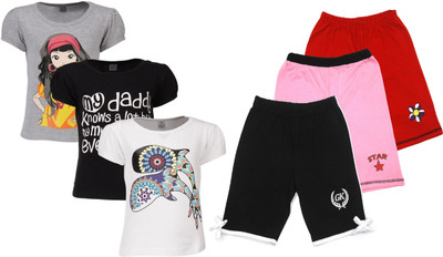 

Gkidz Kids Nightwear Girls Printed Cotton, Multicolor