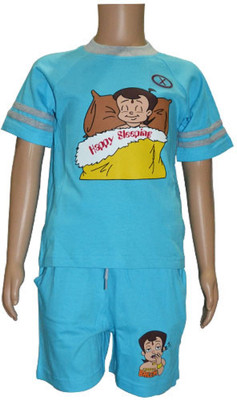 24% OFF on Chhota Bheem Kids Nightwear Boys Printed Cotton on