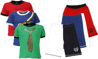 

Gkidz Boys Casual T-shirt, Multicolor