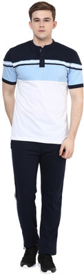 

Cayman Men Striped Multicolor Top & Pyjama Set, White