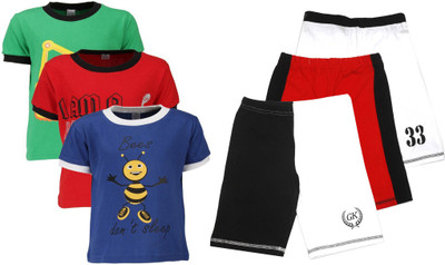 

Gkidz Boys Casual T-shirt, Multicolor