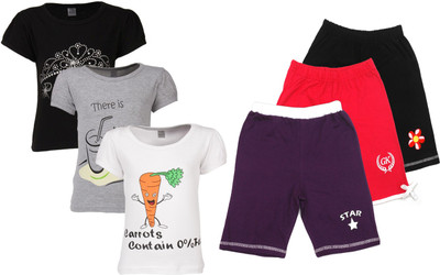 

Gkidz Kids Nightwear Girls Printed Cotton, Multicolor