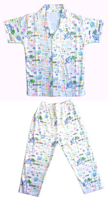 

Smilee Kids Nightwear Boys Printed Cotton, Blue