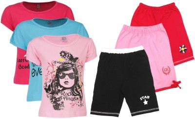 

Gkidz Kids Nightwear Girls Printed Cotton, Multicolor
