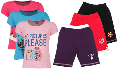 

Gkidz Girls Casual T-shirt, Multicolor