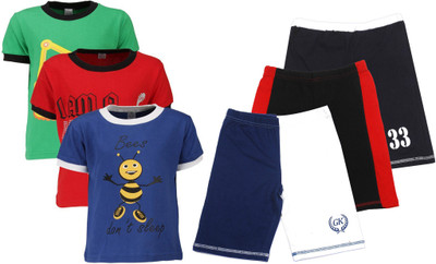 

Gkidz Boys Casual T-shirt, Multicolor