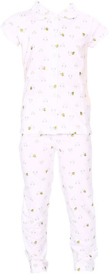 55% OFF on Bio Kid Kids Nightwear Girls Printed Cotton