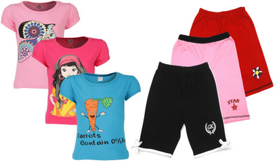 

Gkidz Girls Casual T-shirt, Multicolor