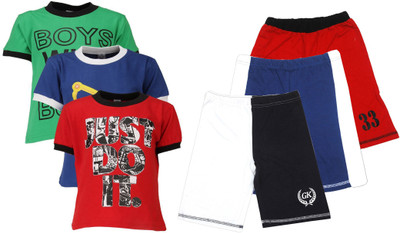

Gkidz Kids Nightwear Boys Printed Cotton, Multicolor
