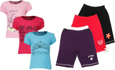 

Gkidz Girls Casual T-shirt, Multicolor