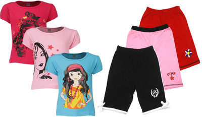 

Gkidz Kids Nightwear Girls Printed Cotton, Multicolor