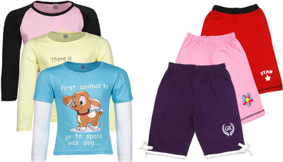 

Gkidz Kids Nightwear Girls Printed Cotton, Multicolor