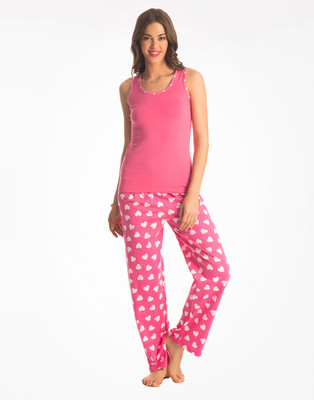 

PrettySecrets Women's Printed Multicolor Top & Pyjama Set