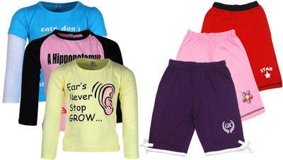 

Gkidz Kids Nightwear Girls Printed Cotton, Multicolor