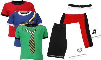 

Gkidz Kids Nightwear Boys Printed Cotton, Multicolor