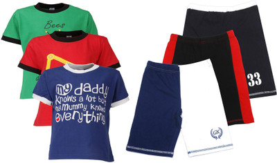 

Gkidz Boys Casual T-shirt, Multicolor