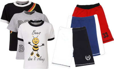 

Gkidz Boys Casual T-shirt, Multicolor