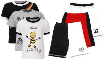 

Gkidz Boys Casual T-shirt, Multicolor