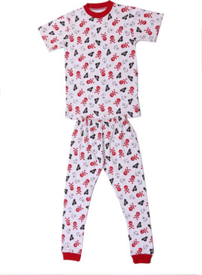 Earth Conscious Kids Nightwear Boys Printed Cotton Blend Earth Conscious Kids Nightwear Boys Printed Cotton Blend